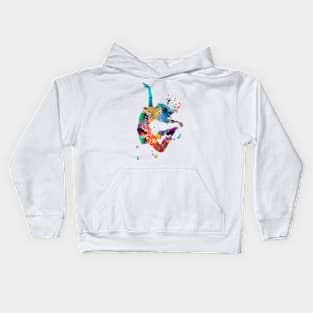 Jumping girl, Kids Hoodie